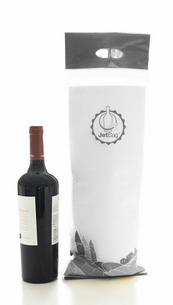 JETBAG WINE - Bolsa estanca para transportar botellas de Vino